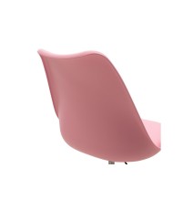 Silla de Oficina Ergonómica en Color Rosa - 93-80x57x48 cm, Comodidad y Estilo Moderno para Trabajo y Estudio.